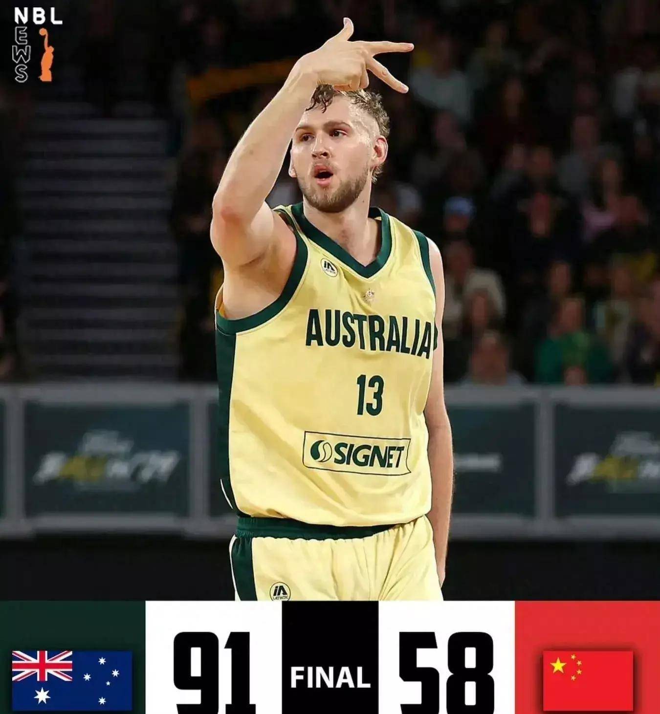 澳大利亚男篮队在国际比赛中获胜 澳大利亚男篮队在国际比赛中获胜