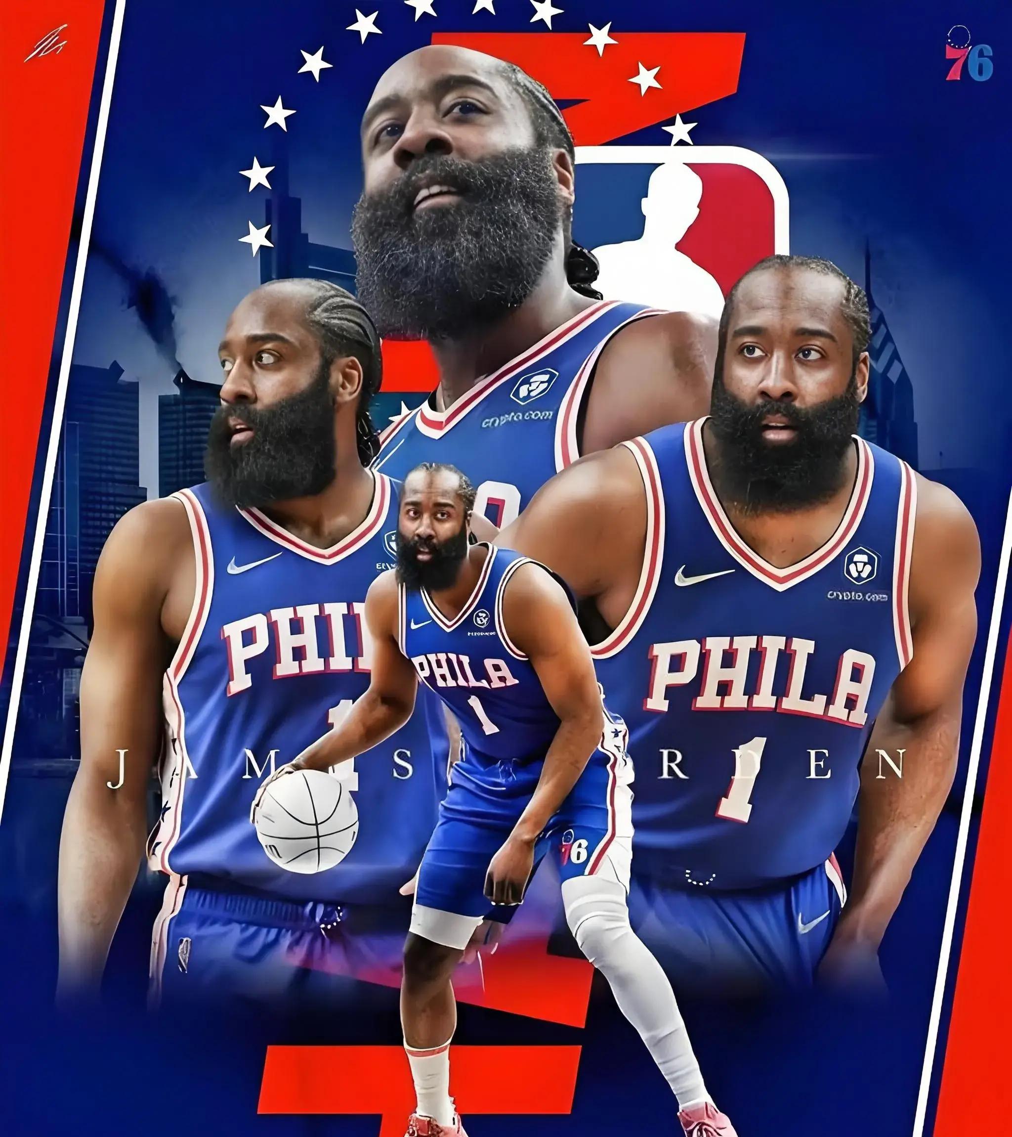 哈登10年后再入老鹰阵容,表扬团队配合精神 哈登10年后再入老鹰阵容,表扬团队配合精神